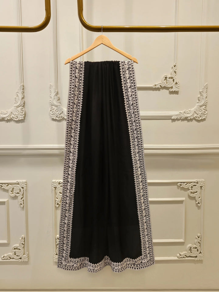 3 Piece Pure Embroidered Cotton Net Suit | S113920-15
