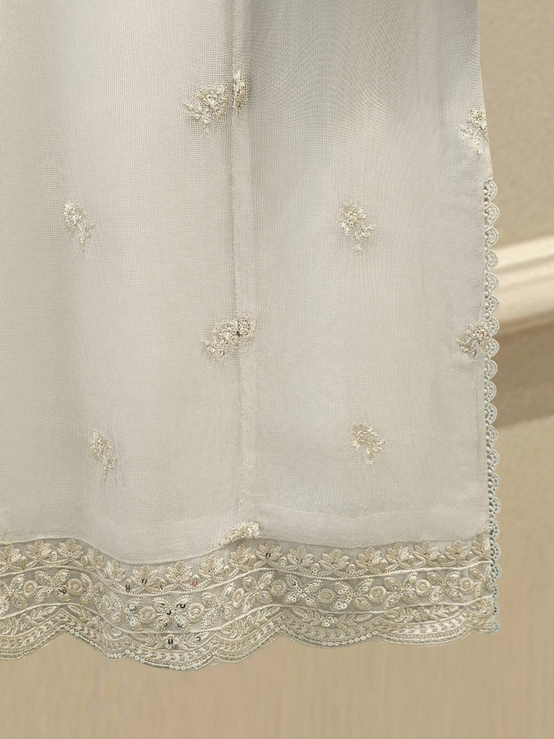 3 Piece - Pure Embroidered Cotton Net Suit | S114931