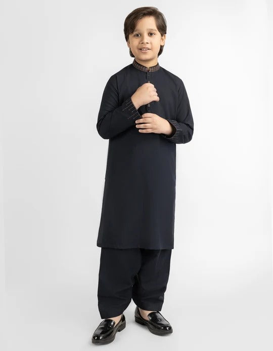 J. Classic Black Kids Kameez Shalwar – JCKS-A-39741
