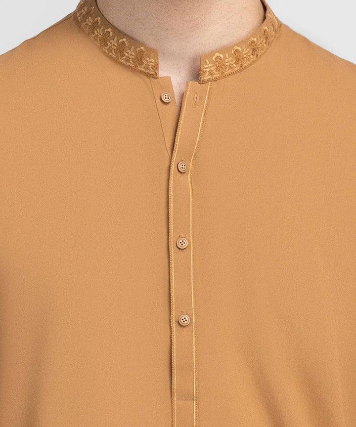 Mustard Ban Shalwar Kameez Wash &amp; Wear | JJKSA60138