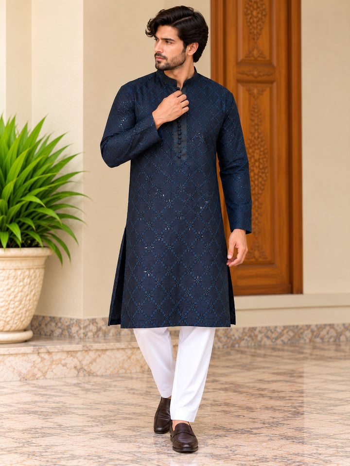 RANGREZA NAVY WITH WHITE TROUSER MEN | RR-00510