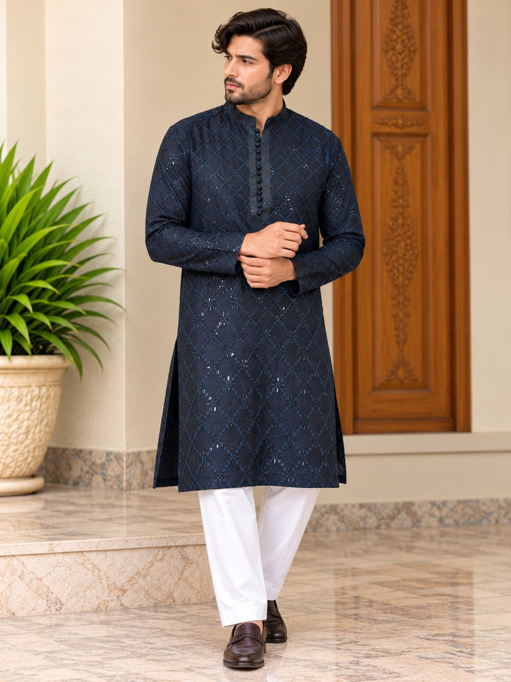 RANGREZA NAVY WITH WHITE TROUSER MEN | RR-00510