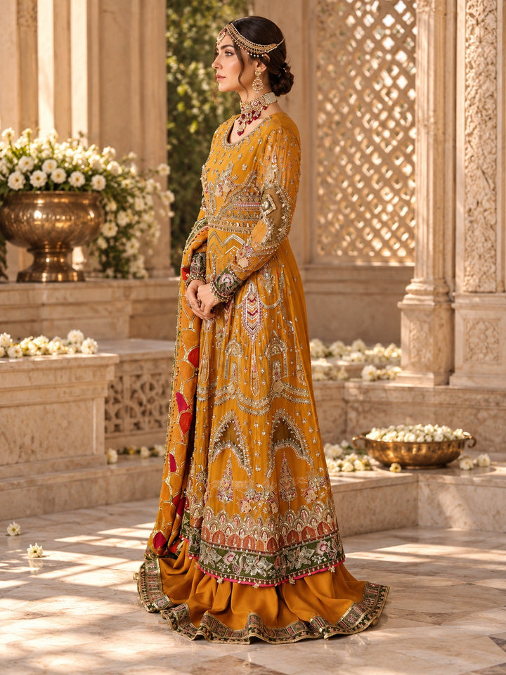 Wedding Yellow Dress | Ar-156-37