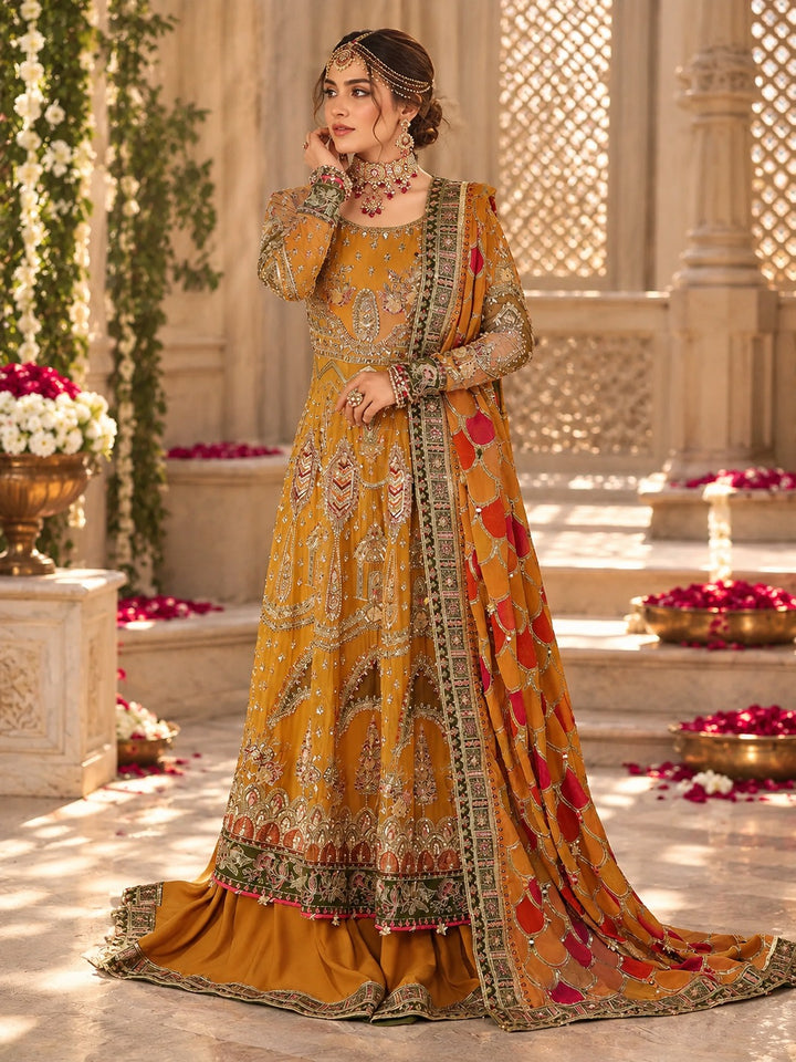 Wedding Yellow Dress | Ar-156-37