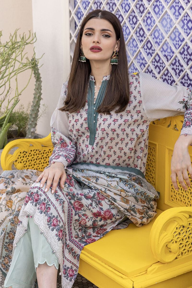 KHAADI 3 PIECE PAKISTANI SUITS ONLINE | AME240204ST