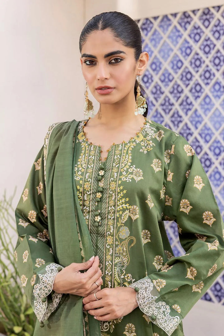 online shopping pakistani dress a woman wearing a green dress and earrings