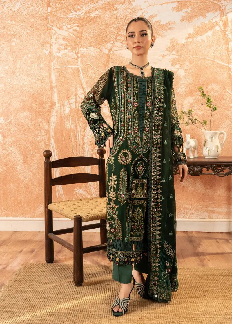 RANGREZA RANGREZA GREEN | RR-3883-12 CLOTHING RANGREZA USA 7327625425 United States M Green Chiffon M / Green / Chiffon L / Green / Chiffon XL / Green / Chiffon