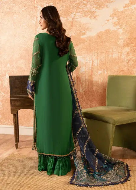 RANGREZA RANGREZA | RR-3848-17 CLOTHING RANGREZA USA 7327625425 United States M Green Chiffon M / Green / Chiffon L / Green / Chiffon XL / Green / Chiffon