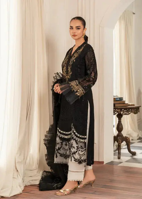 Rangreza Black Designed Online Pakistani Dresses