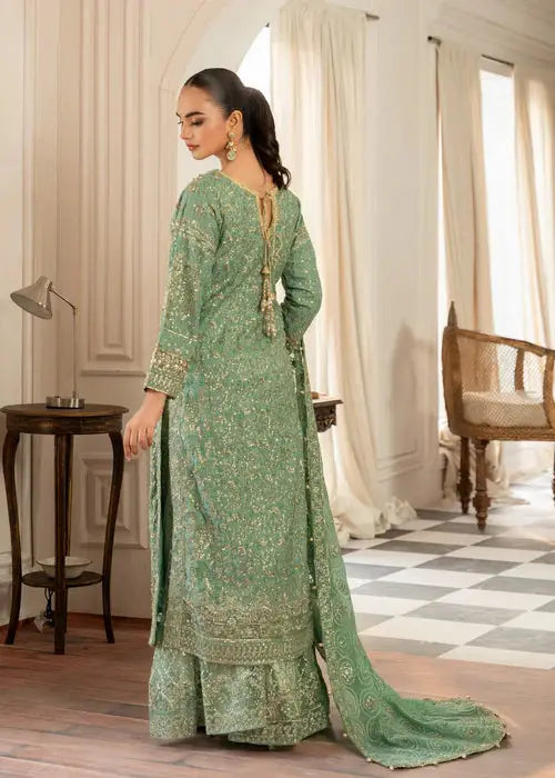 Rangreza RR-3936 - Green Dress Pakistani | 3 Piece Formal Rangreza RR-3936 - Green Dress Pakistani | 3 Piece Formal