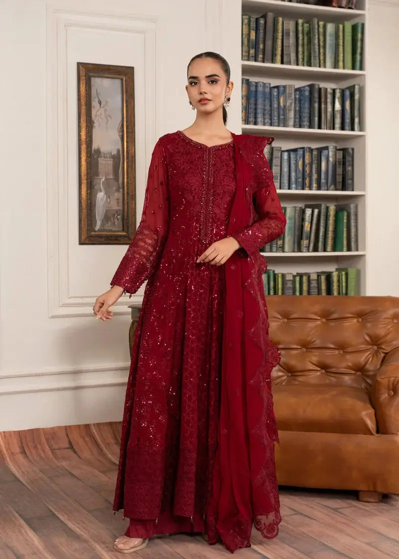 RANGREZA RANGREZA MAROON | RR-4041-17 CLOTHING RANGREZA USA 7327625425 United States L Maroon Chiffon L / Maroon / Chiffon XL / Maroon / Chiffon