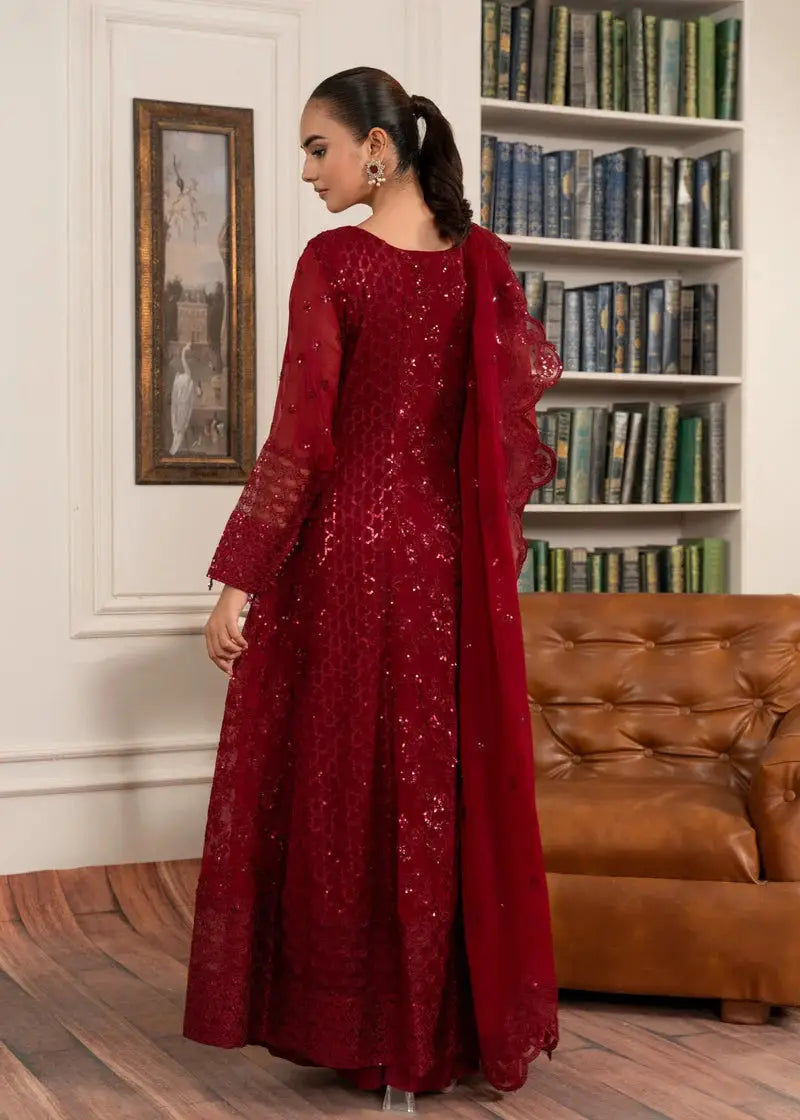 RANGREZA RANGREZA MAROON | RR-4041-17 CLOTHING RANGREZA USA 7327625425 United States L Maroon Chiffon L / Maroon / Chiffon XL / Maroon / Chiffon