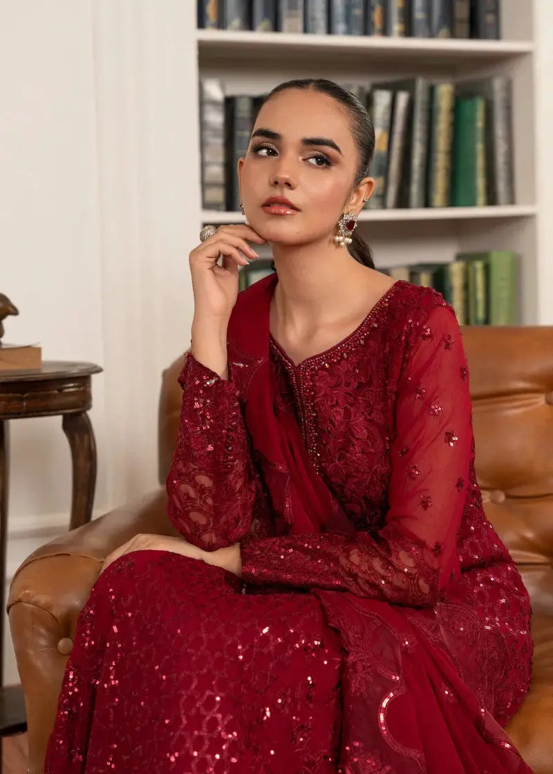 RANGREZA RANGREZA MAROON | RR-4041-17 CLOTHING RANGREZA USA 7327625425 United States L Maroon Chiffon L / Maroon / Chiffon XL / Maroon / Chiffon