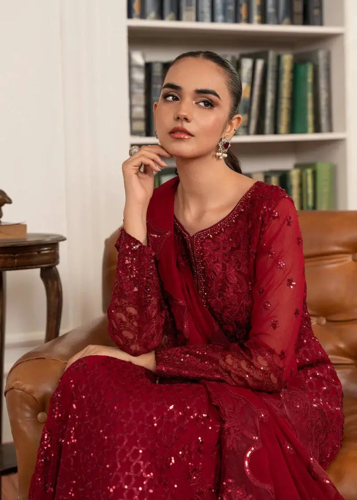 RANGREZA RANGREZA MAROON | RR-4041-17 CLOTHING RANGREZA USA 7327625425 United States L Maroon Chiffon L / Maroon / Chiffon XL / Maroon / Chiffon