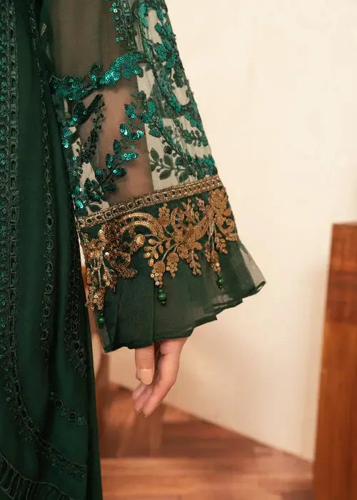 Rangreza Green Pakistani Wedding dresses design