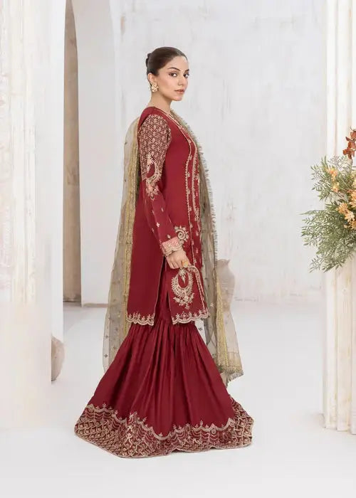 Rangreza RR-4033 - Silk Pakistani Dresses
