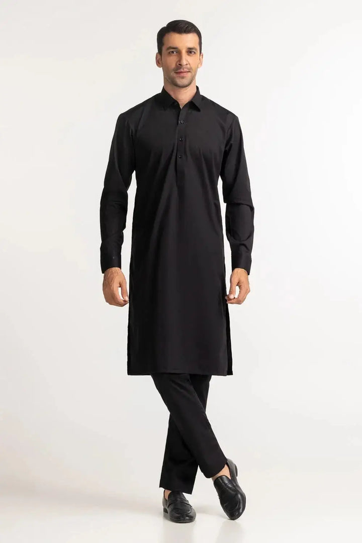 black kameez shalwar | R-01