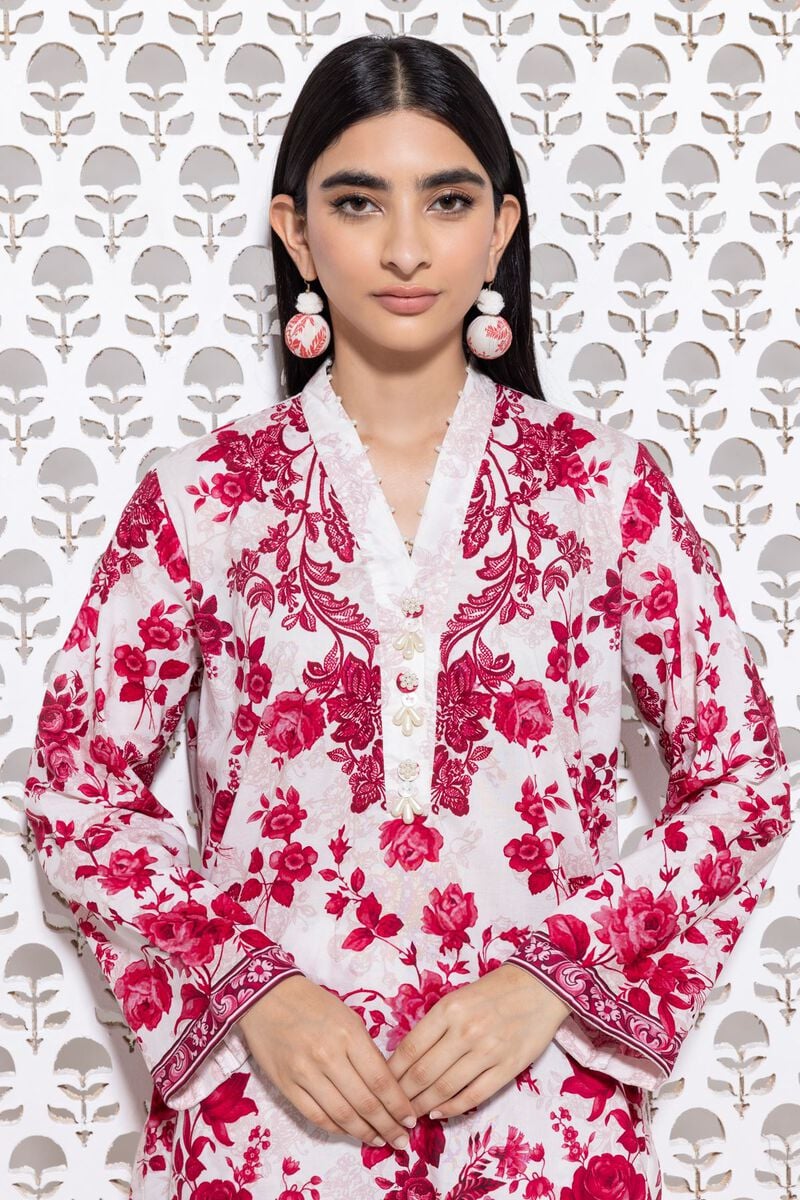 KHAADI KHAADI TAILORED 3 PIECE PAKISTANI OUTFITS | EET245101B CLOTHING RANGREZA USA 7327625425 United States 10 / Red / Cotton 12 / Red / Cotton 14 / Red / Cotton 16 / Red / Cotton 10 Red