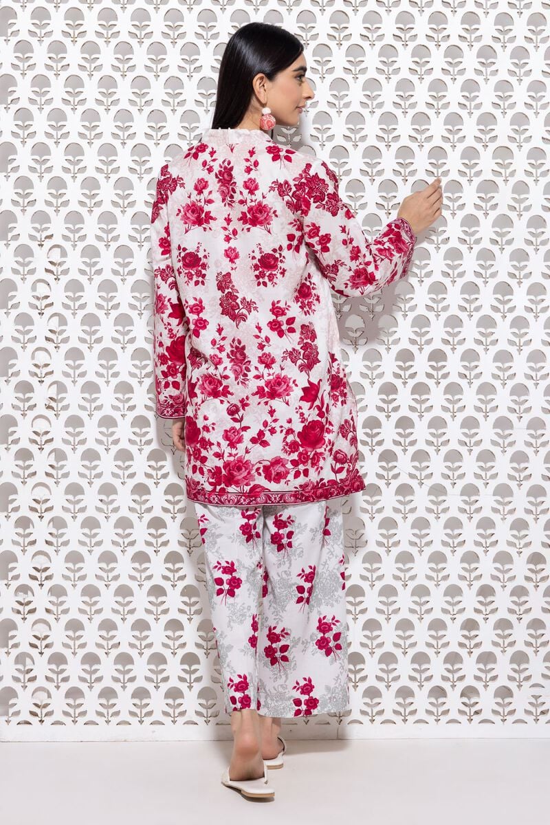 KHAADI KHAADI TAILORED 3 PIECE PAKISTANI OUTFITS | EET245101B CLOTHING RANGREZA USA 7327625425 United States 10 / Red / Cotton 12 / Red / Cotton 14 / Red / Cotton 16 / Red / Cotton 10 Red