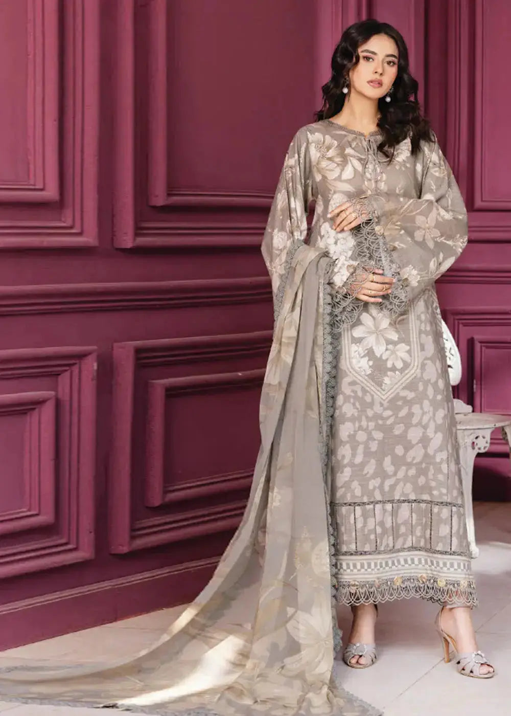 Mb-Cus25-1101-A shirt bottom and dupatta