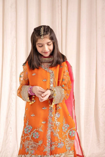 Maryum And Maria 3 Piece Embroirdered Chiffon Kirana | Fs50094-1400