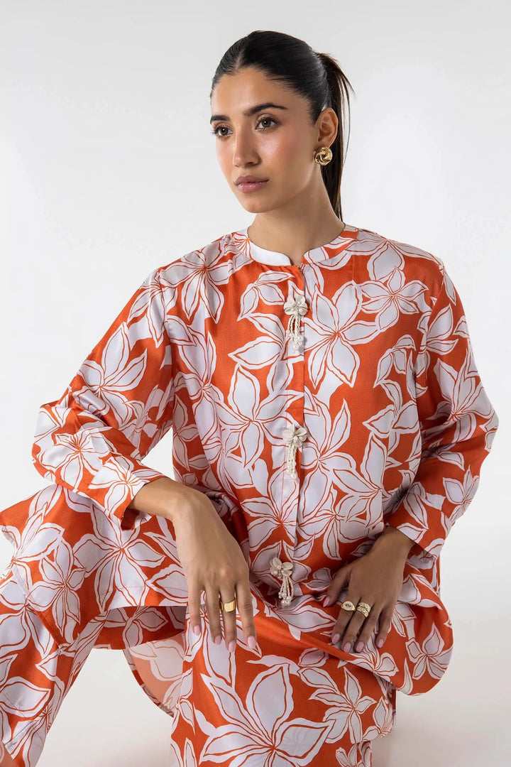 SANA SAFINAZ SANA SAFINA 2P | SS24STP151P2T CLOTHING RANGREZA USA United States 7327625425 L Floral