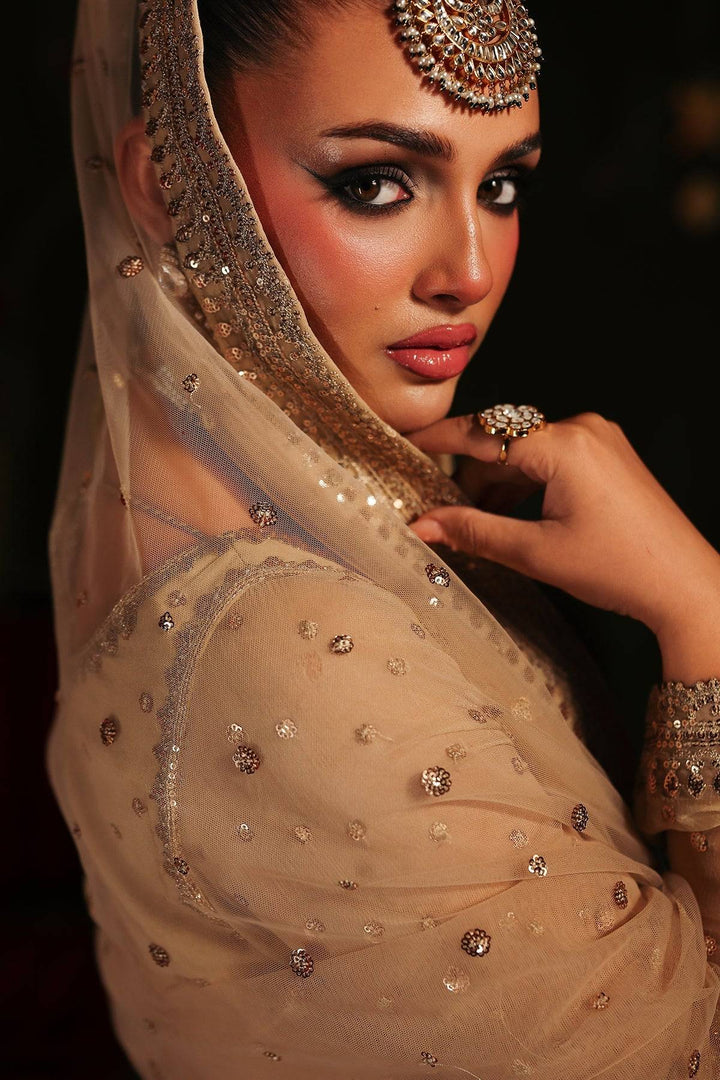 3-PC Embroidered Chiffon Suit | CMA-5-179-37