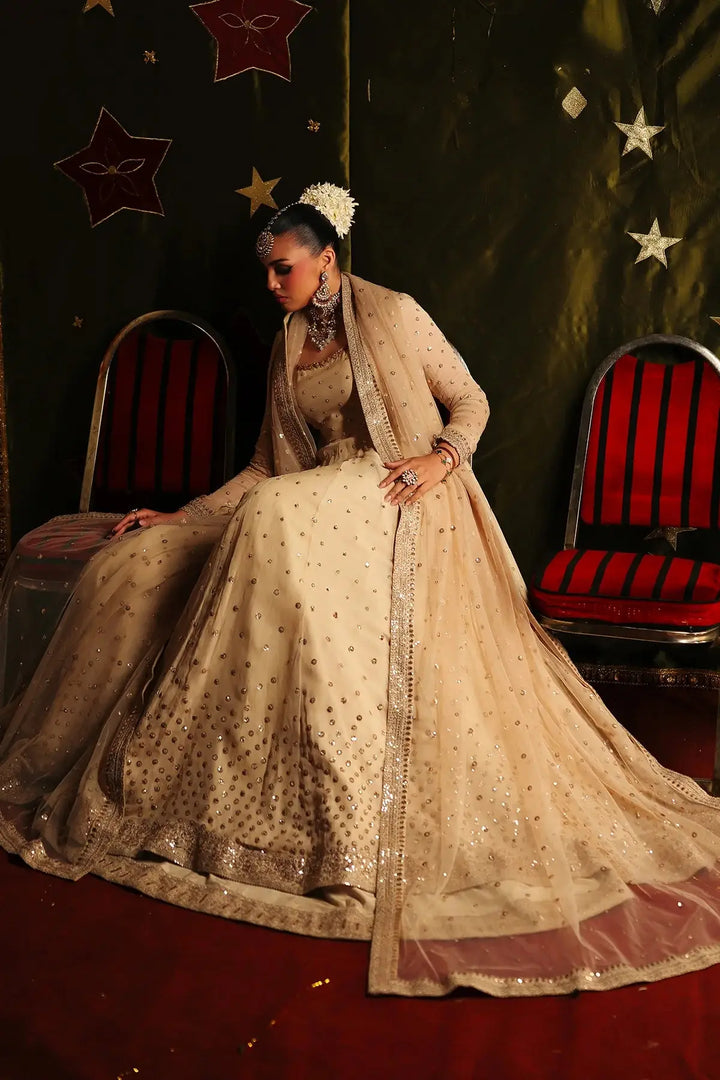 3-PC Embroidered Chiffon Suit | CMA-5-179-37