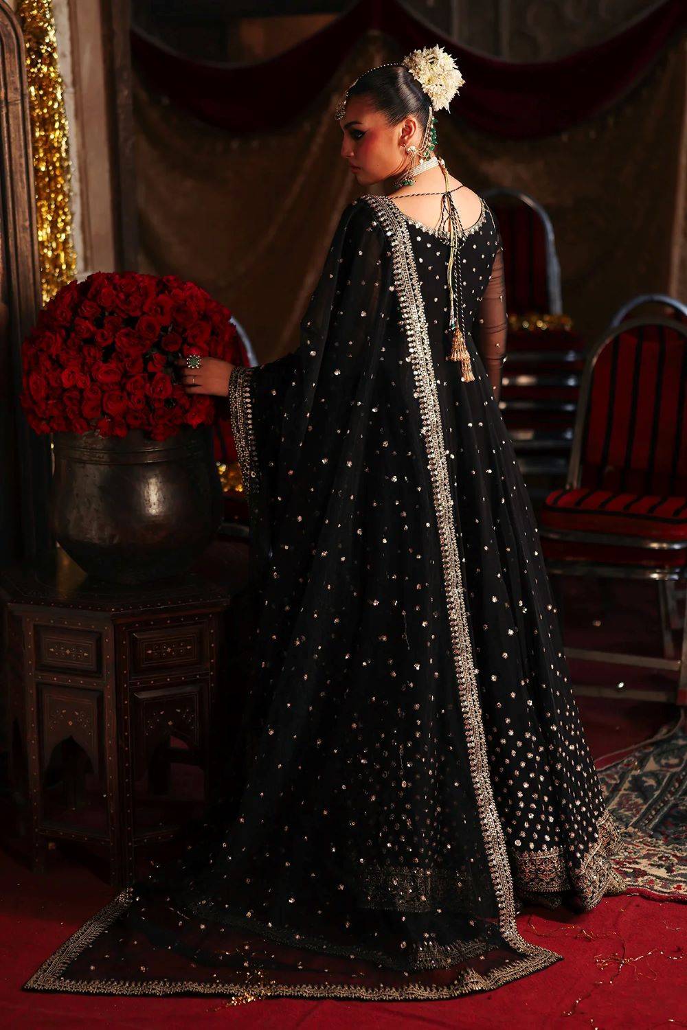 3-PC Embroidered Chiffon Suit | CMA-6-180-37
