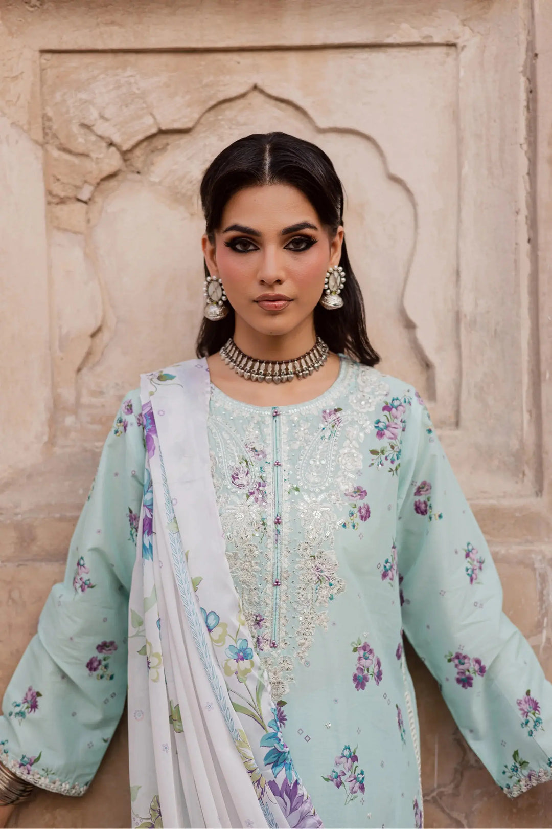BATIK Festive Eid Prints 3 PIECE | MORTICIA-13