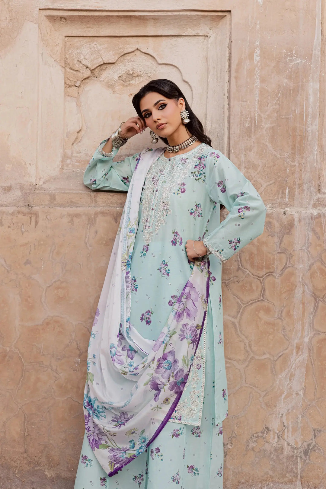 BATIK Festive Eid Prints 3 PIECE | MORTICIA-13