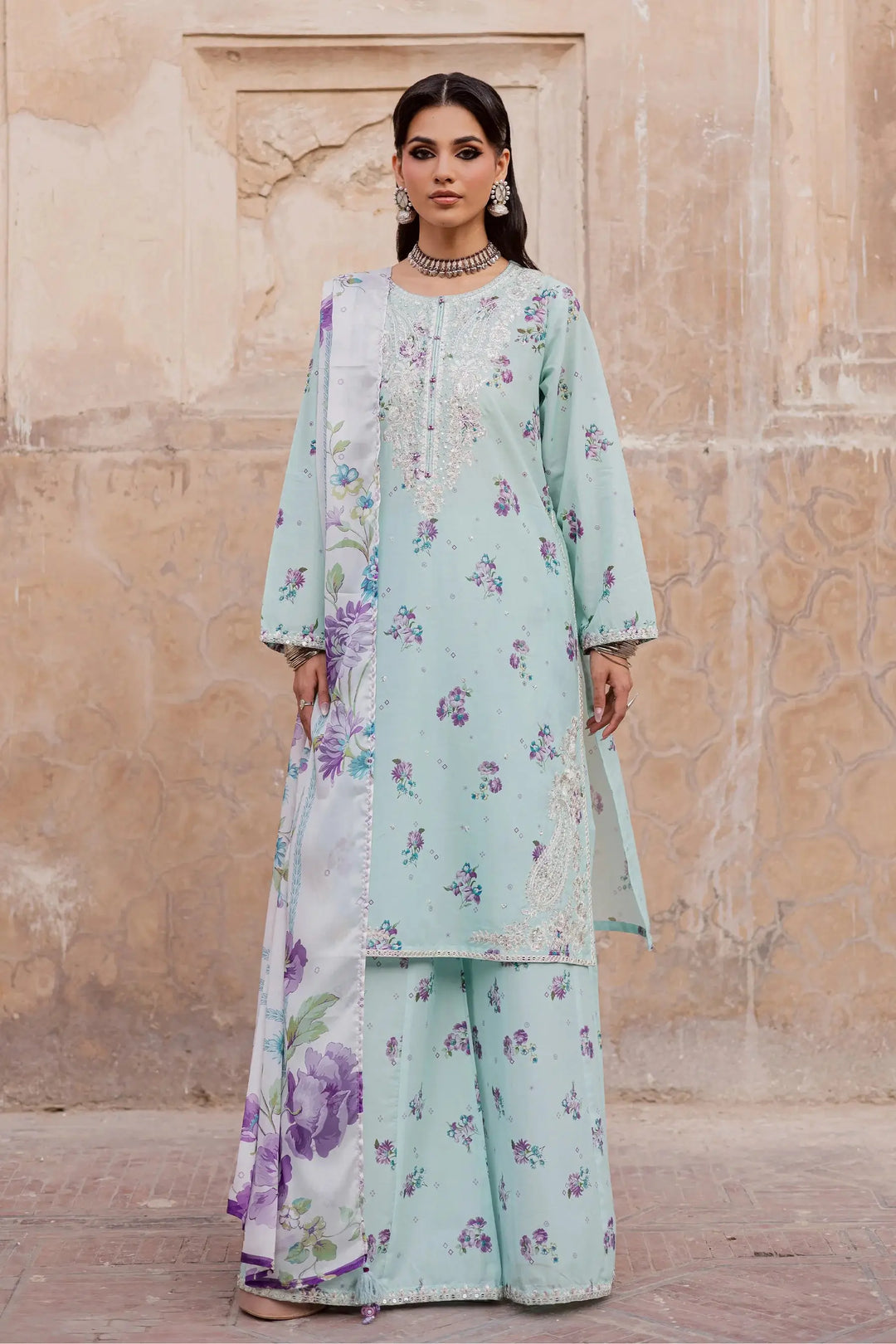 BATIK Festive Eid Prints 3 PIECE | MORTICIA-13